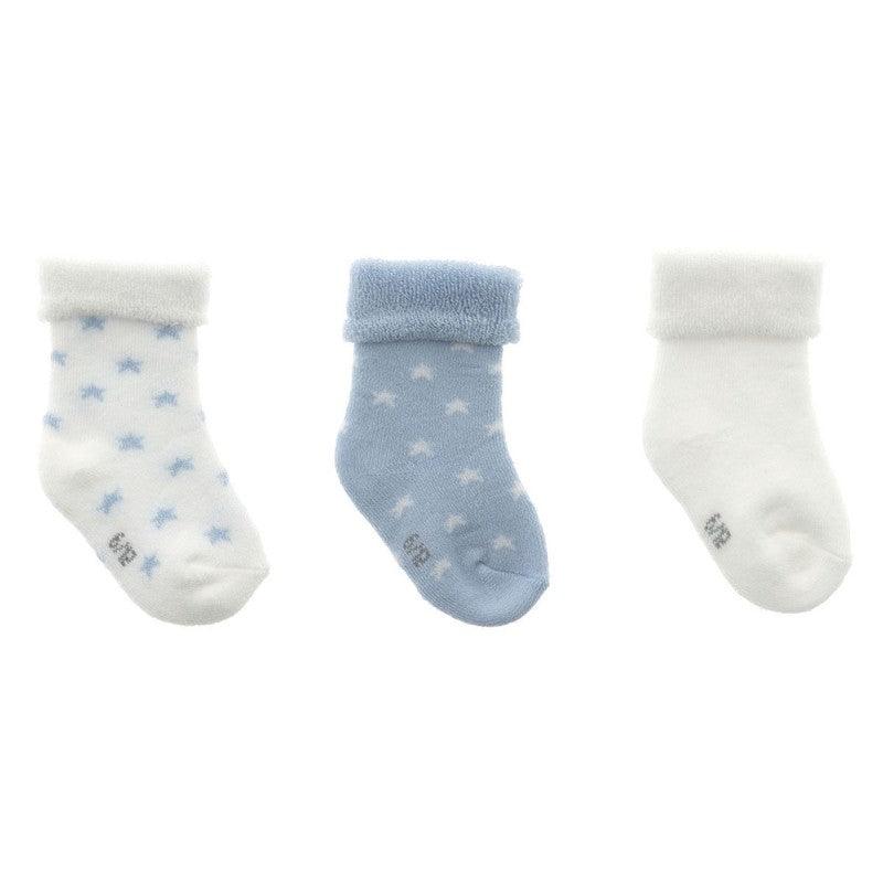 Set Calcetines Bebé Recién Nacido Cambrass Celeste Estrellas - Nanetes #